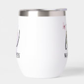 Elegant Script Letter W Monogram Gepersonaliseerde (Links)