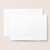 Elegant Script Merry en Bright met Foto Folie Kaarten (Met envelop)