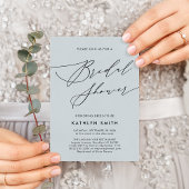 Elegant Script Minimalist Modern Vrijgezellenfeest Uitnodiging Briefkaart