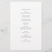 Elegant script minimalistisch bewerkbaar papierpro flyer (Achterkant)