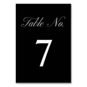 Elegant Script minimalistisch formeel zwart bruilo Kaart (Voorkant)