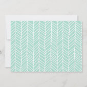 Elegant Script Mint Green Photo Afstuderen Aankondiging (Achterkant)