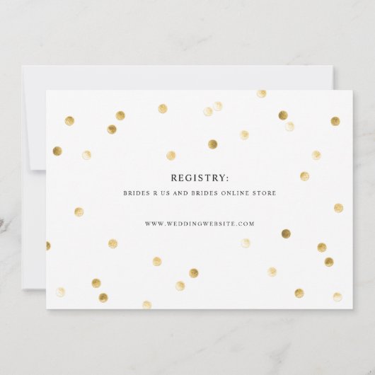 Elegant Script Miss aan Mrs. Confetti Vrijgezellen Kaart (Achterkant)