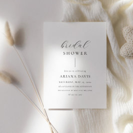 Elegant script Modern minimalistisch Vrijgezellenf Kaart