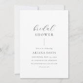 Elegant script Modern minimalistisch Vrijgezellenf Kaart (Voorkant)