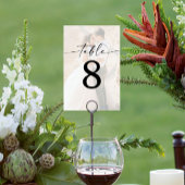 Elegant Script Modern Photo Wedding Kaart