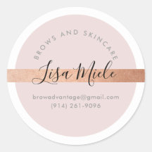 ELEGANT script modern  roos goudblush roze