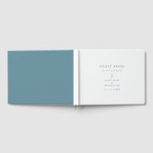 Elegant Script Modern Watercolor Daisy Gastenboek (Volledig)