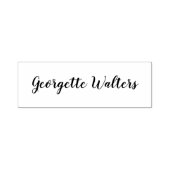 Elegant Script Moderne Handtekening Custom Zelfinktende Stempel (Design)