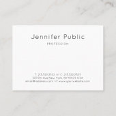 Elegant Script Moderne, kleurrijke Abstracte Sjabl Visitekaartje (Achterkant)