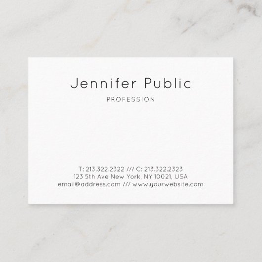 Elegant Script Moderne, kleurrijke Abstracte Sjabl Visitekaartje (Achterkant)