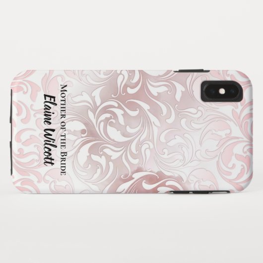 Elegant Script Moeder van de Bride Case-Mate iPhone Case (Achterkant (horizontaal))