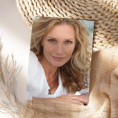 Elegant Script Monogram 50ste verjaardag Kaart