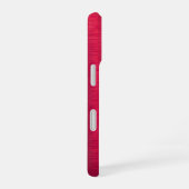 Elegant Script Monogram Magenta Metallic iPhone 16 Hoesje (Rechterkant)