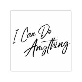 Elegant Script Motiverend Zelfinktende Stempel (Design)