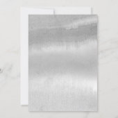 Elegant Script Mr & Mrs Wedding Typography Invite Kaart (Achterkant)