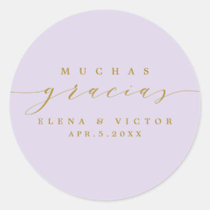 ELEGANT SCRIPT MUCHAS GRACIAS   DANK U STICKER