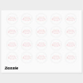 ELEGANT SCRIPT MUCHAS GRACIAS | DANK U STICKER (Vel)