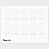 ELEGANT SCRIPT MUCHAS GRACIAS | DANK U STICKER (Vel)