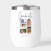 Elegant Script Multi Photo Afstuderen Afstuderen (Voorkant)