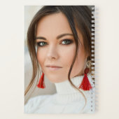 Elegant Script Multi Photo Afstuderen Afstuderen Notitieboek (Achterkant)