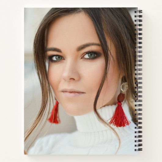 Elegant Script Multi Photo Afstuderen Afstuderen Notitieboek (Achterkant)