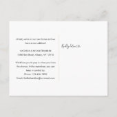 Elegant Script New Home Photo We hebben verplaatst Aankondigingskaart (Achterkant)