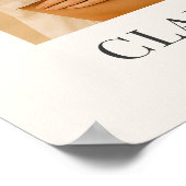 Elegant Script Night Before Photo Wedding Welcome Poster (Hoek)