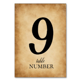 Elegant script oud papier bruiloft kaart