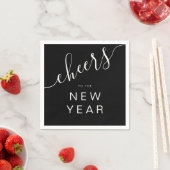 Elegant script oudejaarsavond servet (Insitu)