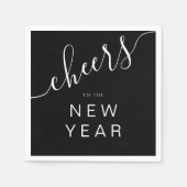 Elegant script oudejaarsavond servet (Voorkant)