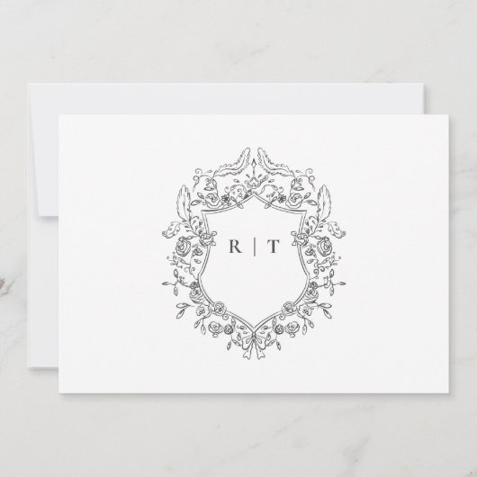 Elegant Script Photo Black White Wedding Save The Date (Achterkant)