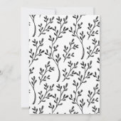 Elegant Script Photo Minimalist Save the Date Inv Kaart (Achterkant)