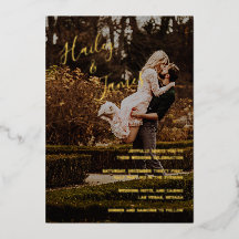 Elegant Script Photo Modern Wedding