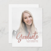 Elegant Script Photos Afstuderen 2025 (Voorkant / Achterkant)