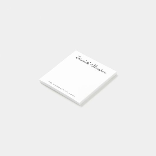 Elegant script post-it® notes (Schuin)