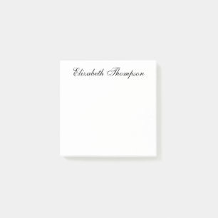 Elegant script post-it® notes