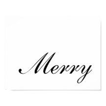 Elegant Script Prettig Kerstfeest