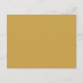 Elegant Script Reception Card - Gold & Black Informatiekaartje (Achterkant)