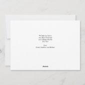 Elegant Script Red be Merry Photo met kerst Feestdagenkaart (Achterkant)