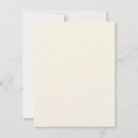 Elegant Script Rehearings Dinner - Zwart/Off White Kaart (Achterkant)