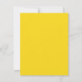 Elegant Script Response Card - Geel RSVP Kaartje (Achterkant)