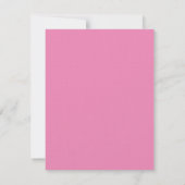 Elegant Script Response Card - Roze RSVP Kaartje (Achterkant)