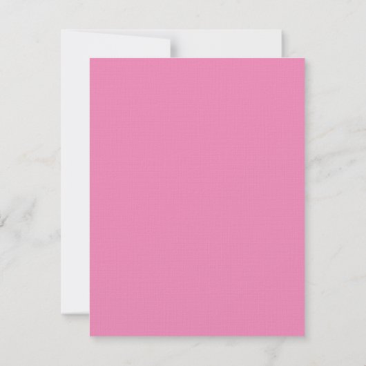 Elegant Script Response Card - Roze RSVP Kaartje (Achterkant)