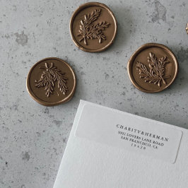 Elegant Script Return Address Label