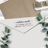 Elegant Script Return-adres Zelfinktende Stempel