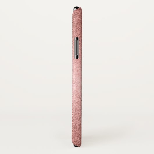 Elegant Script Roos Gold Sparkle gepersonaliseerde Case-Mate iPhone Case (Achterkant / rechts)