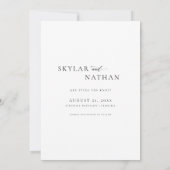 Elegant Script Rustieke Boho Sunset Fotobruiloft Save The Date (Achterkant)