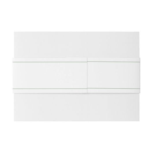 Elegant Script Sage Groen Wit Bruiloft Uitnodiging Uitnodigingen Wikkel (Achterkant Voorbeeld)