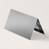 Elegant Script Silver Foil Cadeaukaart Visitekaartje (Achterkant)